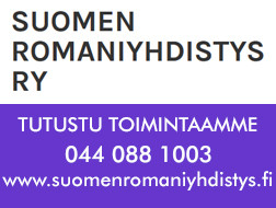 Suomen Romaniyhdistys ry logo